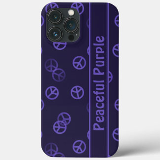 Case-Mate iPhone Case Motif de connexion de paix violet avec texte perso