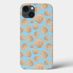 iPhone 13 Coque Motif de coquillage de style vintage