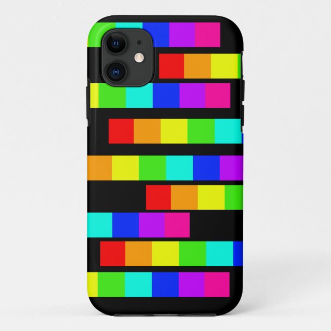 Coques Case-Mate iPhone motif de couleurs moderne et cool (Dos)