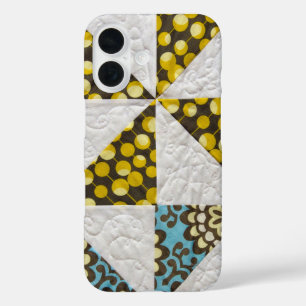 Coque Pour iPhone 16 Motif de courtepoint ancien