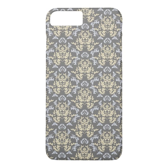 Coques Case-Mate iPhone Motif de damassé (Dos)