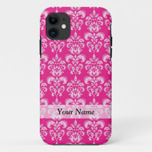 Coques Pour iPhone Motif de damassé de roses indien
