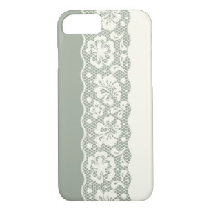 Etui iPhone Case-Mate Motif de dentelle, cru 5 de fleur