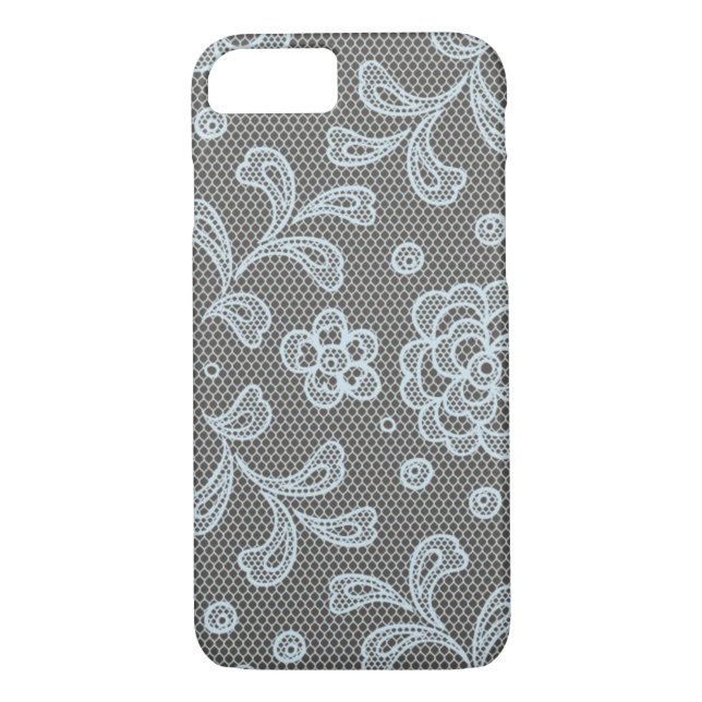 Coques Case-Mate iPhone Motif de dentelle, cru 6 de fleur (Dos)