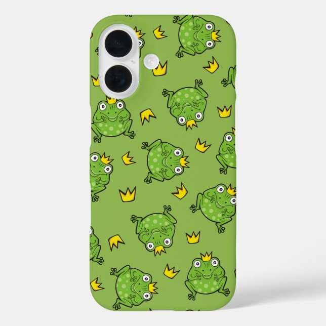 Coques Case-Mate iPhone Motif de dessin de grenouille (Verso)