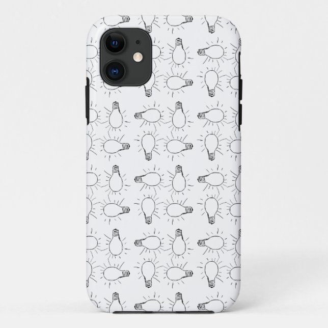 Coques Case-Mate iPhone motif de dessin de lampe Abstrait (Dos)