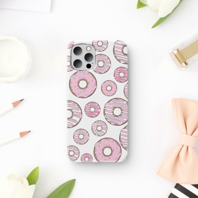 Coques Case-Mate iPhone Motif De Donuts, Donuts Roses, Saupoudrages (Créateur téléchargé)