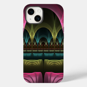 Coque Pour iPhone 14 Motif de fantaisie spécial abstrait fractal coloré