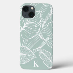 Case-Mate iPhone Case Motif de feuille de palme tropicale verte