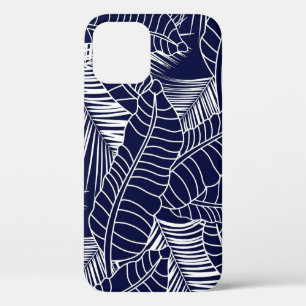 Case-Mate iPhone Case motif de feuille tropicale sur l'arrière - plan bl