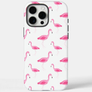 Coques iPhone 16 Pro Max Motif de Flamant rose d'aquarelle
