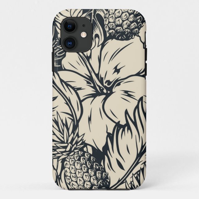 Coques Case-Mate iPhone Motif de fleurs (Dos)