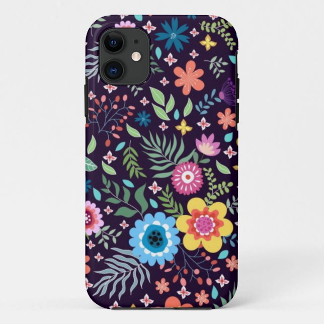Coques Case-Mate iPhone Motif de fleurs (Dos)