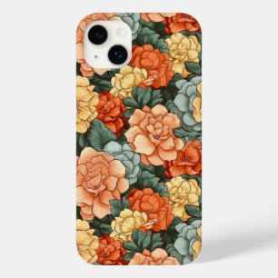 Coque Pour iPhone 14 Plus Motif de fleurs colorées