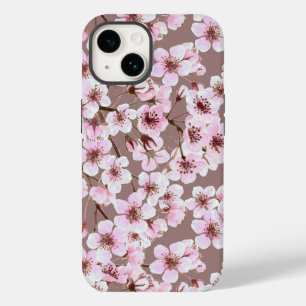 Coque Pour iPhone 14 Motif de fleurs de cerisiers