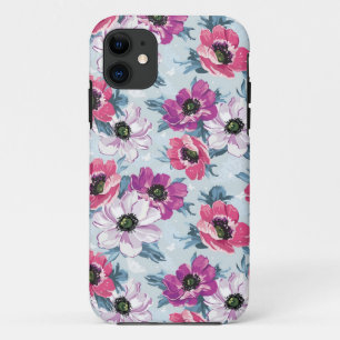 Etui iPhone Case-Mate Motif de fleurs de couleur d'élégance sur le ble