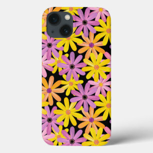 Coques Pour iPhone Motif de fleurs de Gerbera, arrière - plan