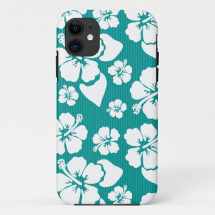 Coque iPhone 11 Motif de fleurs d'Hibiscus