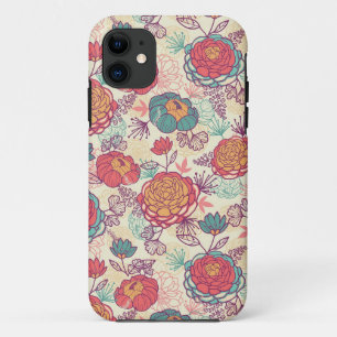 Coque Case-Mate Pour iPhone Motif de fleurs et de feuille de pivoine