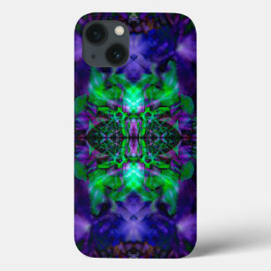 Case-Mate iPhone Case Motif de fleurs kaléidoscope violet