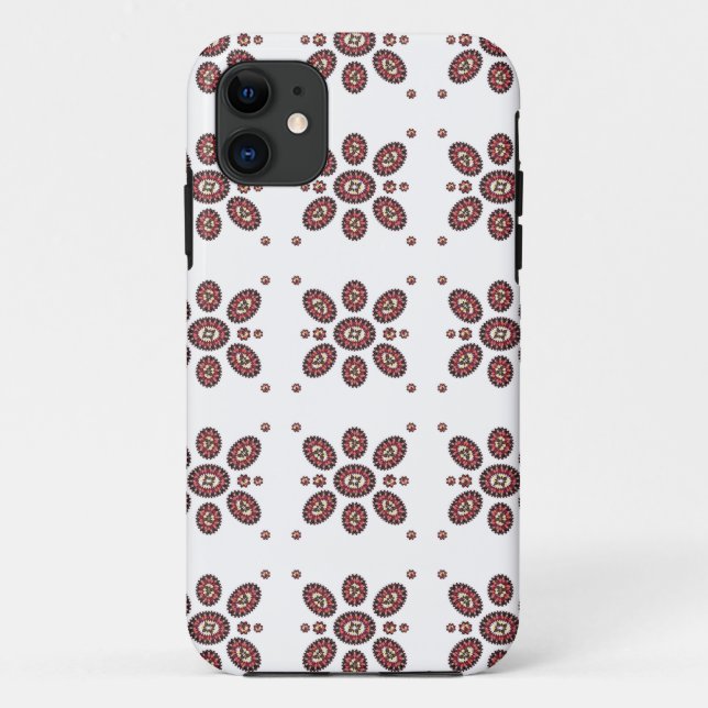 Coques Case-Mate iPhone Motif de fleurs Mandala (Dos)