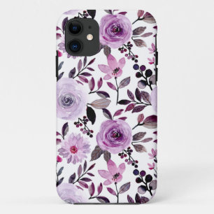 Case-Mate iPhone Case Motif de fleurs roses avec arrière - plan blanc