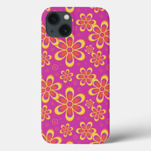 Case-Mate iPhone Case Motif de fleurs Super magenta violet