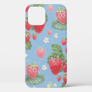 Case-Mate iPhone Case Motif de fraise aquarelle