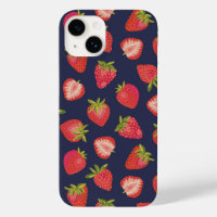 Motif de fraise d'été