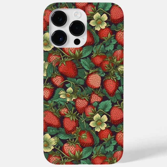 Coques Case-Mate iPhone Motif de fraises (Verso)