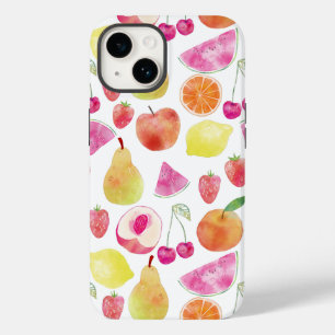 Coque Pour iPhone 14 Motif de fruits Watecolor
