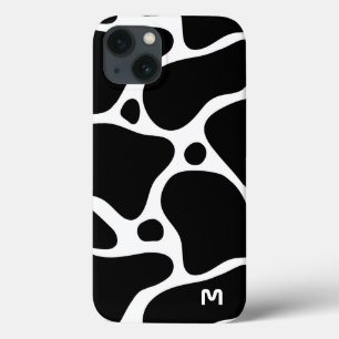 Case-Mate iPhone Case Motif de girafe abstraite noir et blanc