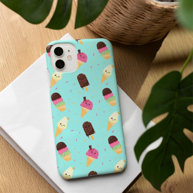 Coques Case-Mate iPhone Motif de glace Cute Kawaii (Créateur téléchargé)