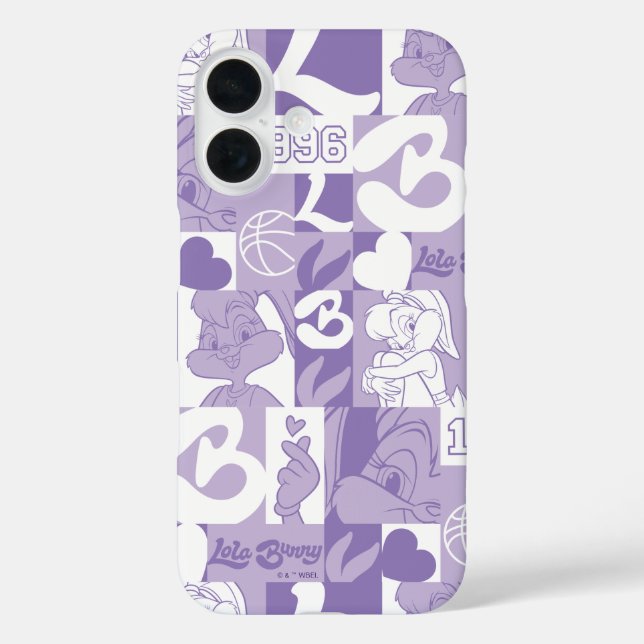 Coques Case-Mate iPhone Motif de grille Lola '96 (Verso)