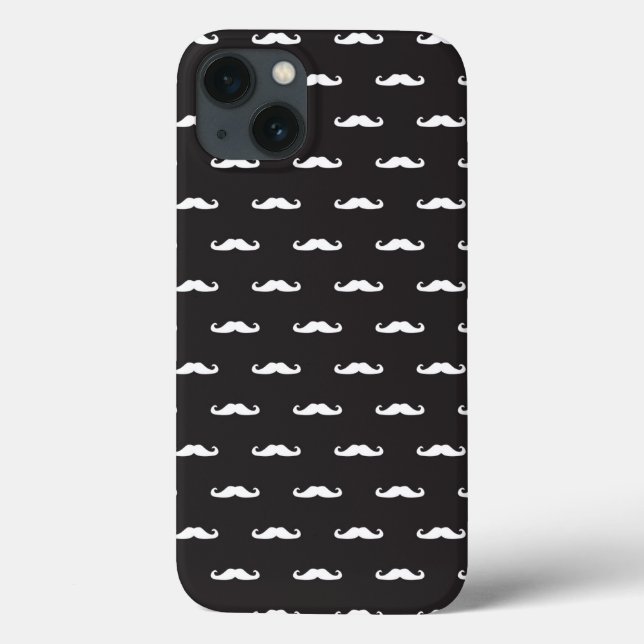 Coques Case-Mate iPhone Motif de hippie de moustache (Verso)