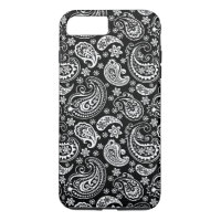 Motif De Jambon Paisley Noir Et Blanc