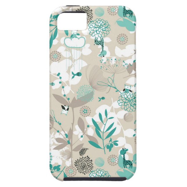 Coques Case-Mate iPhone Motif de jardin (Dos)
