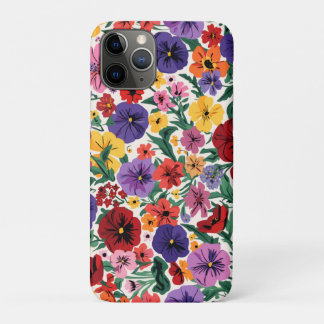 Case-Mate iPhone Case Motif de jardin floral de pensées printanières lum