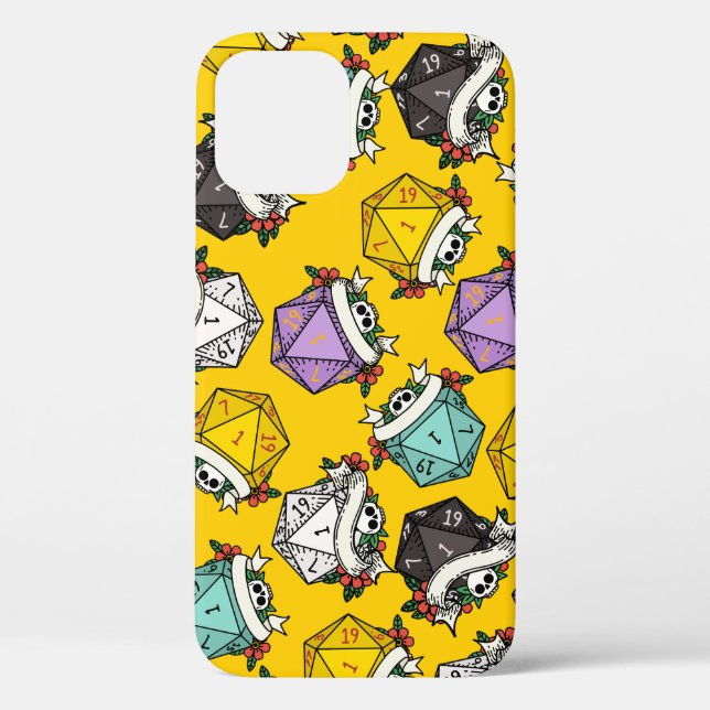 Coques Case-Mate iPhone Motif de jeu de dés D20 (Verso)