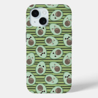 Motif de Kawaii Avocado