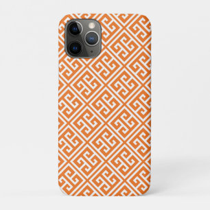 Case-Mate iPhone Case Motif de la clé grecque Tangerine Orange