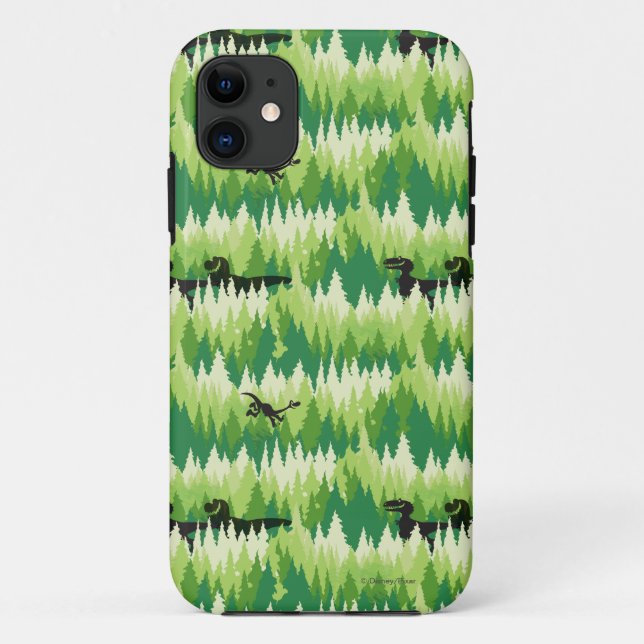 Coques Case-Mate iPhone Motif de la forêt de Dino (Dos)