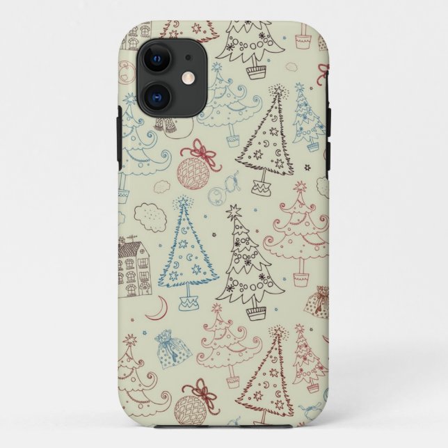 Coques Case-Mate iPhone Motif de la nouvelle année (Dos)