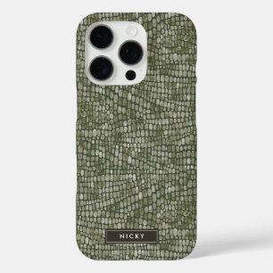 Coques iPhone 16 Pro Motif de la peau animale sauvage du crocodile du s