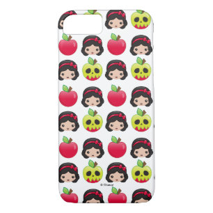 Coque iPhone 8/7 Motif de la Terre des Emoji blancs de neige