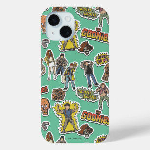Coque Pour iPhone 15 Motif de l'autocollant rétro Goonies
