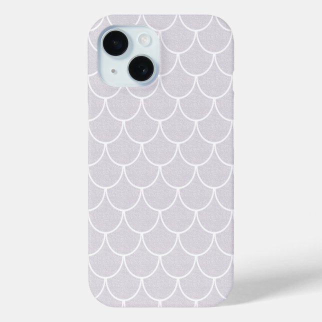 Coques Case-Mate iPhone Motif de l'échelle de sirène à bascule blanc (Verso)