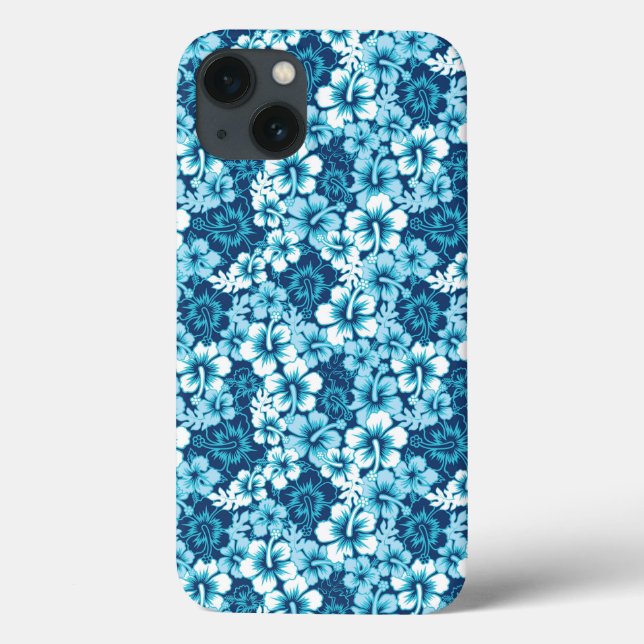 Coques Case-Mate iPhone Motif de l'Hibiscus floral Surf (Verso)