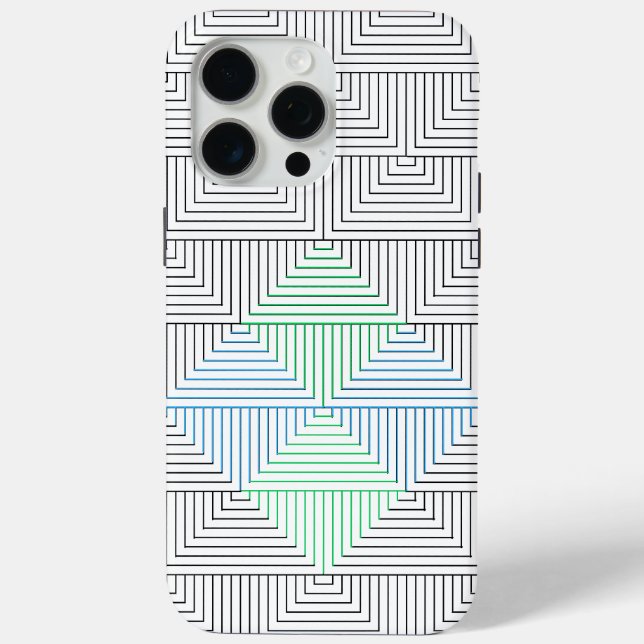 Coques Case-Mate iPhone Motif de lignes diagonales GB 01.w (Verso)