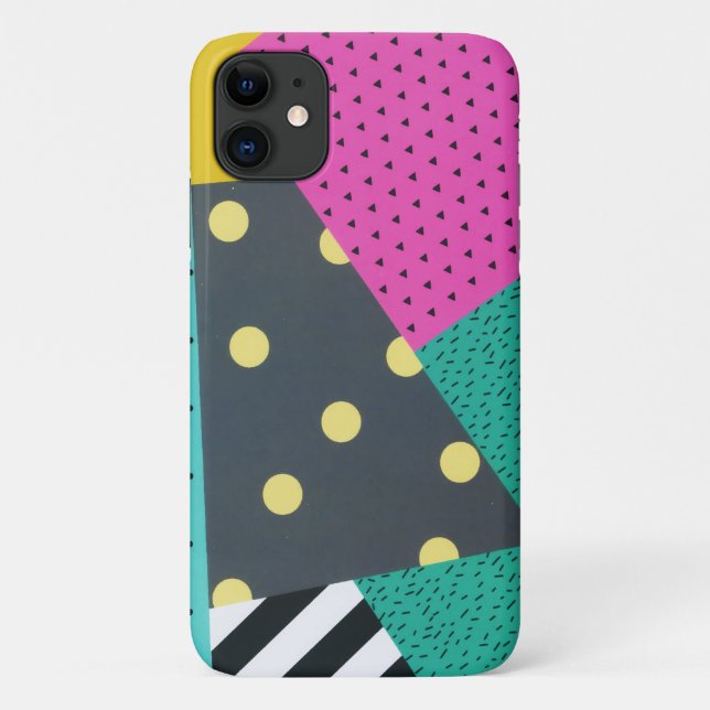 Coques Case-Mate iPhone Motif de lignes géométriques modernes et design (Dos)